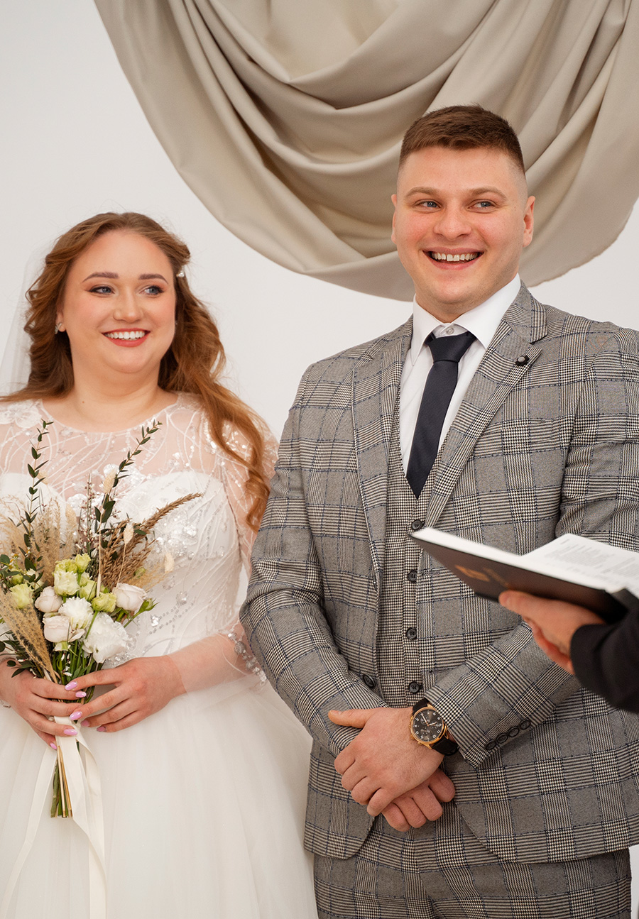 wedding ceremony with celebrant